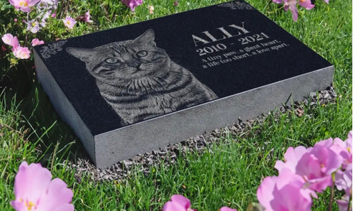 Custom pet tombstone